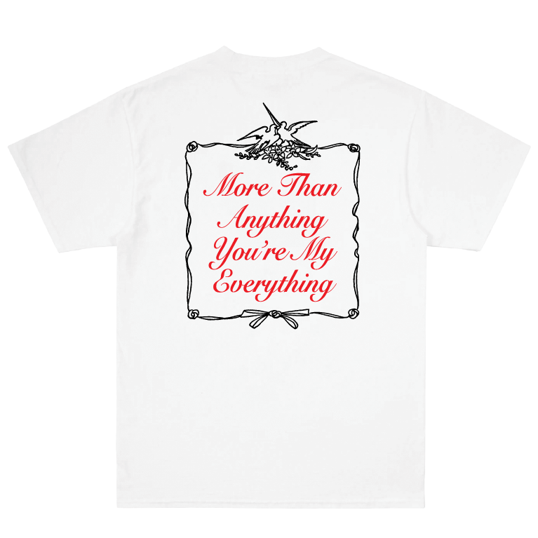 Barry White V-Day Tee White