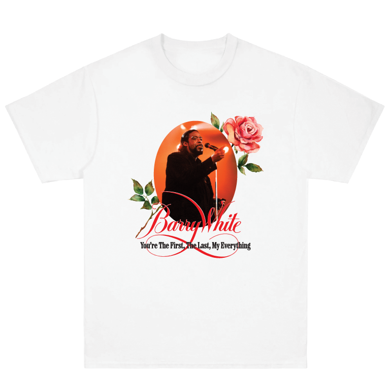 Barry White V-Day Tee White